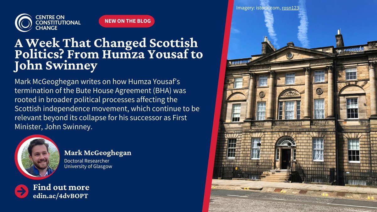 New on the blog! A Week That Changed Scottish Politics? From Humza Yousaf to John Swinney: buff.ly/3JQG8f2 @markmcgeoghegan writes on the termination of the Bute House Agreement and the broader political processes affecting the Scottish independence movement.