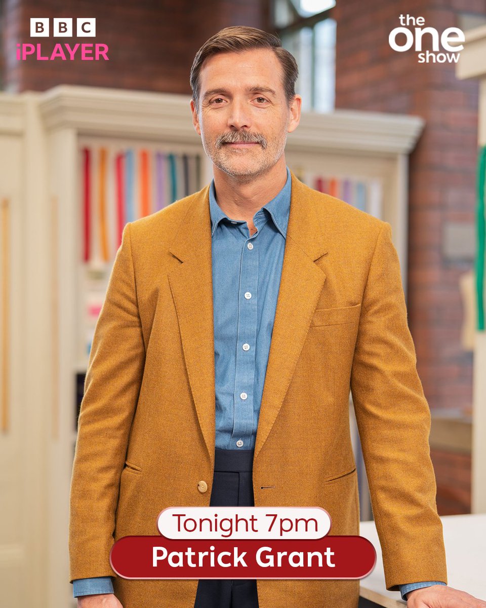 Unlocking the secrets to savings and happiness 👀👔 @sewingbee judge, @paddygrant, will be joining us on #TheOneShow tonight to reveal how our wardrobes hold the key 🗝️ Have a question for Patrick? Email theoneshow@bbc.co.uk 📩 or comment below 👇