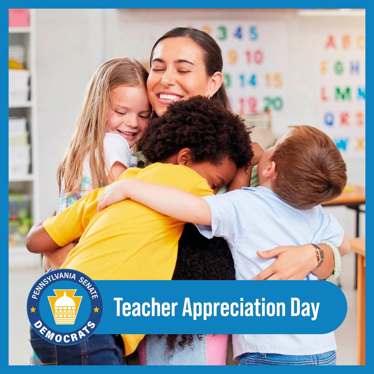 Today is National Teacher Appreciation Day, and I want to take a moment to express my gratitude to the incredible teachers who shape the future leaders of our country. 🍎 👨🏼‍🏫 #TeacherAppreciationDay #ThankATeacher