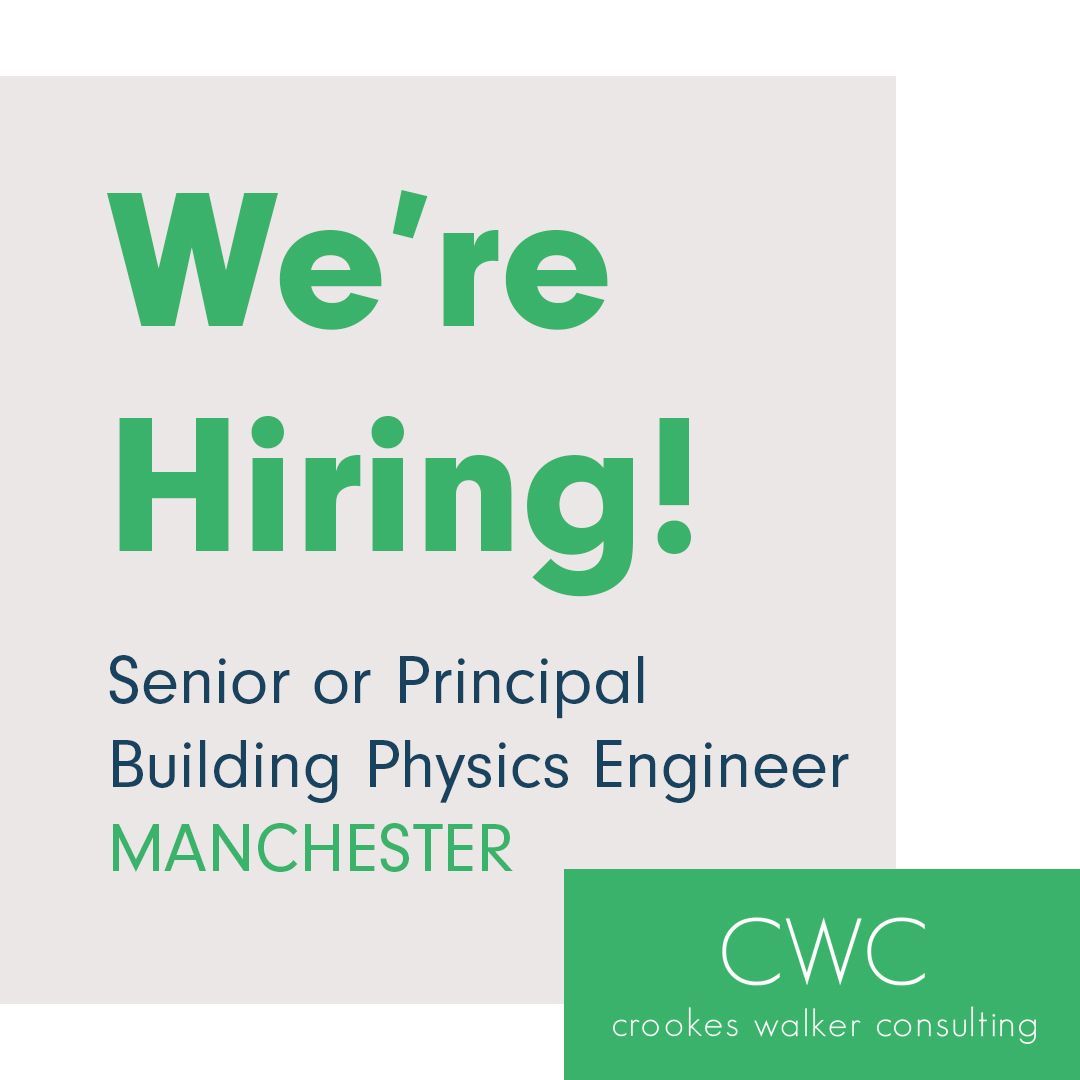 Are you looking for your next career move? We are #hiring for an senior/principal building physics engineer in Manchester. You'll join our employee owned business with a flexible and supportive work environment0. Apply buff.ly/3yee6Yc

#EngineeringJobs