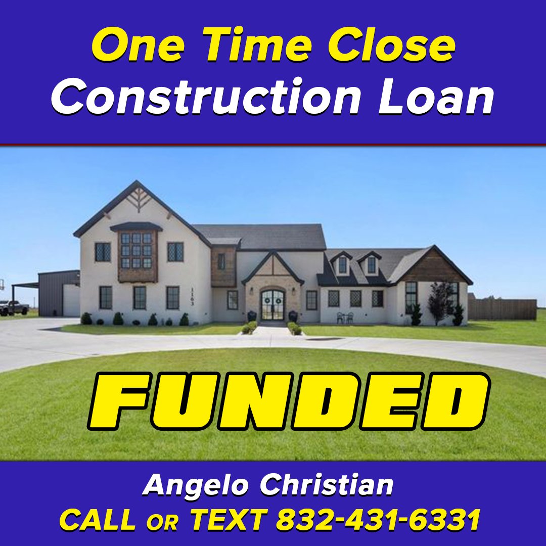 Are you looking to get your house built? Call to discuss our construction loan options.

📞 Call or Text: 832-431-6331
20+ Years in Business Serving America!

#angelochristian, #closedhomeloan, #constructionloan, #buildyourhouse, #customhouseconstruction, #constructionmortgage