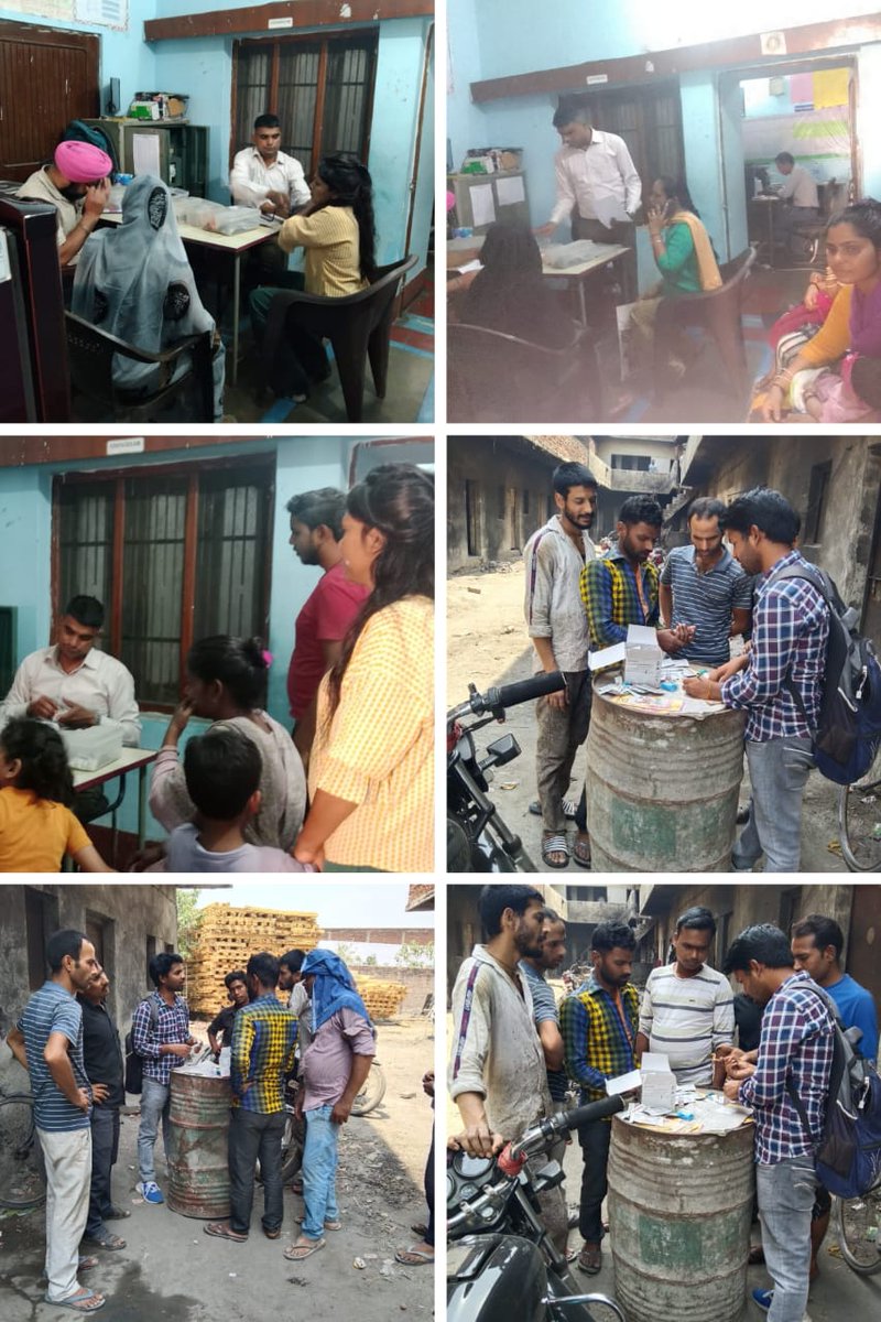 USACS through T.I NGO Adarsh Sewa Sanstha (Migrant) conducted a Health camp at Kheda TI office clinic setup and CBS camp and an awareness session on HIV/AIDS, STI/RTI, T.B was held at Vikasply, Trimurty & Railway sites, IEC Materials was distributed to migrants