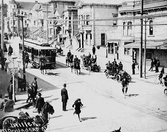 #OnThisDay 05/07/1907: On 'Bloody Tuesday' during the San Francisco Streetcar Strike of 1907, police & strikebreakers opened fire on striking workers. The workers were striking for an 8-hour day and $3 daily wage.