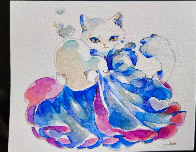 「holding white fur」 illustration images(Latest)