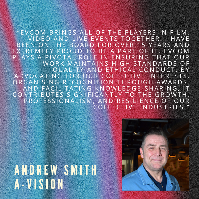 'By advocating for our collective interests, organising recognition through awards, and facilitating knowledge-sharing, EVCOM contributes significantly to the growth & resilience of our industry,” says Board Member Andrew Smith (A-Vision) Meet our board: evcom.org.uk/about/meet-the…