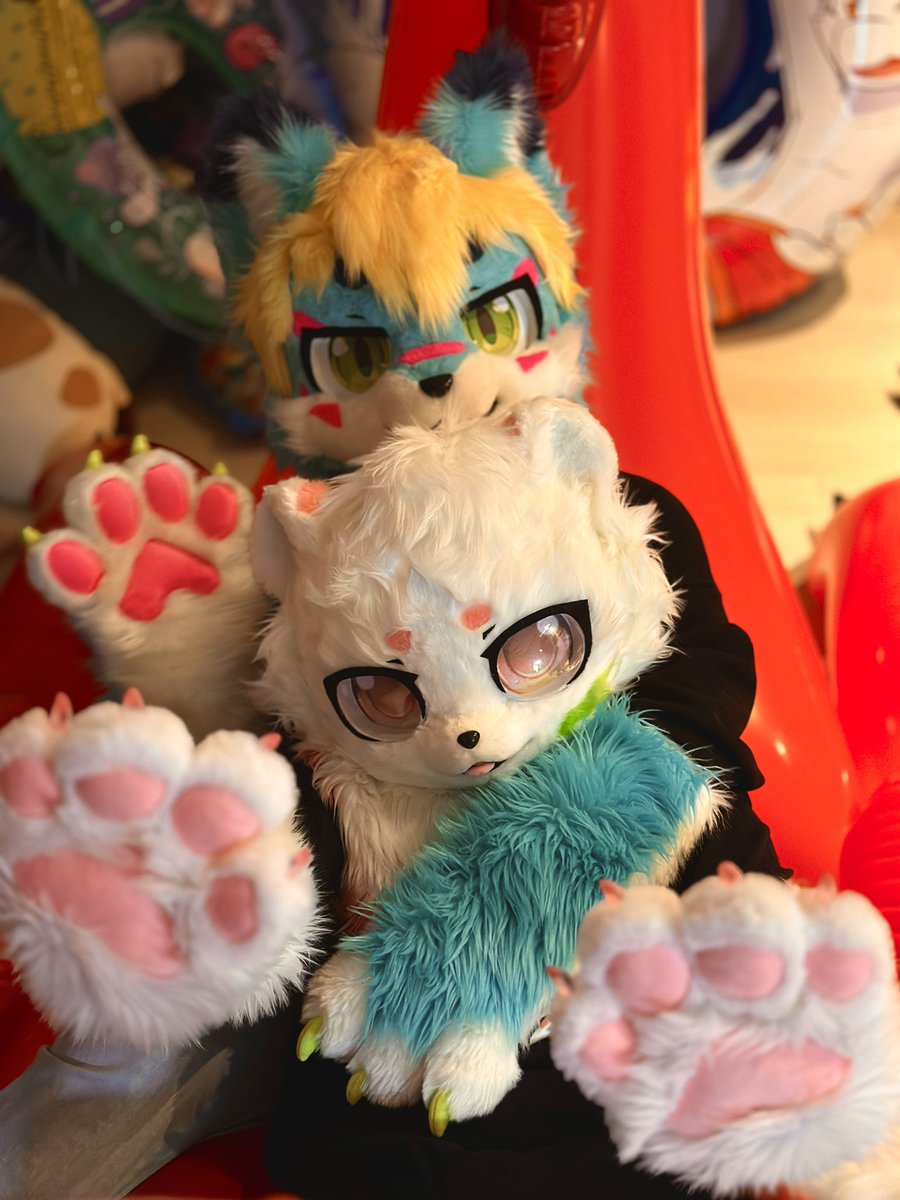 우리랑 같이 놀래?🐾 #FursuitEverday #Fursuit