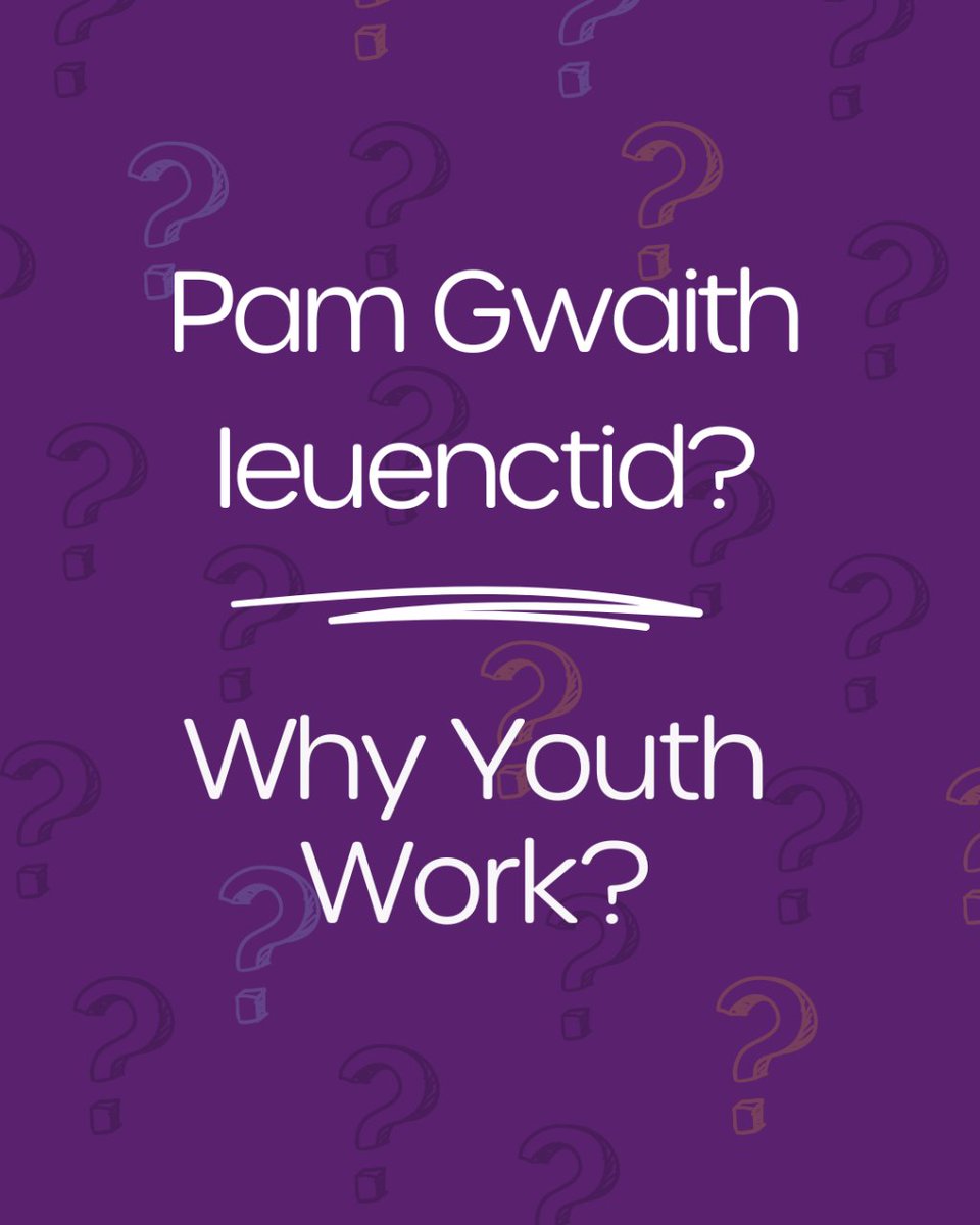 ✏️ Ar gyfer eich dyddiadur!
💜 Pam Gwaith Ieuenctid?
🩵 Rhannwch eich syniadau gyda ni!
💛 #WythnosGwaithIeuenctid24

⭐ 23-30.06.2024 ⭐

✏️ For your diary!
💜 Why Youth Work? 
🩵 Share your ideas with us!
💛 #YouthWorkWeek24