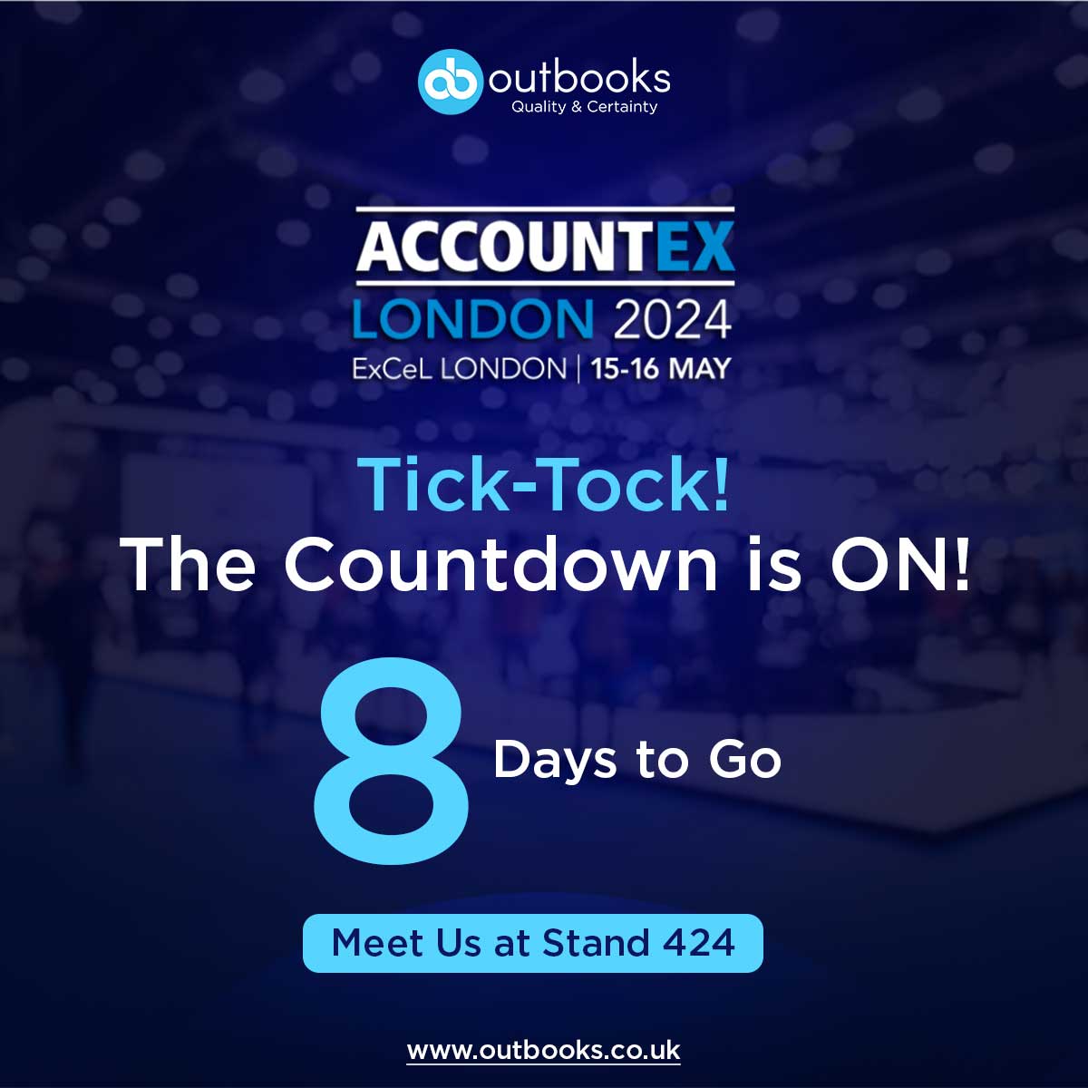Join Outbooks at stand 424! We'd love to connect with you! 

SEE YOU THERE!

#Accountexlondon #Accountex2024 #UKaccountants #Outbooks #Accountex
