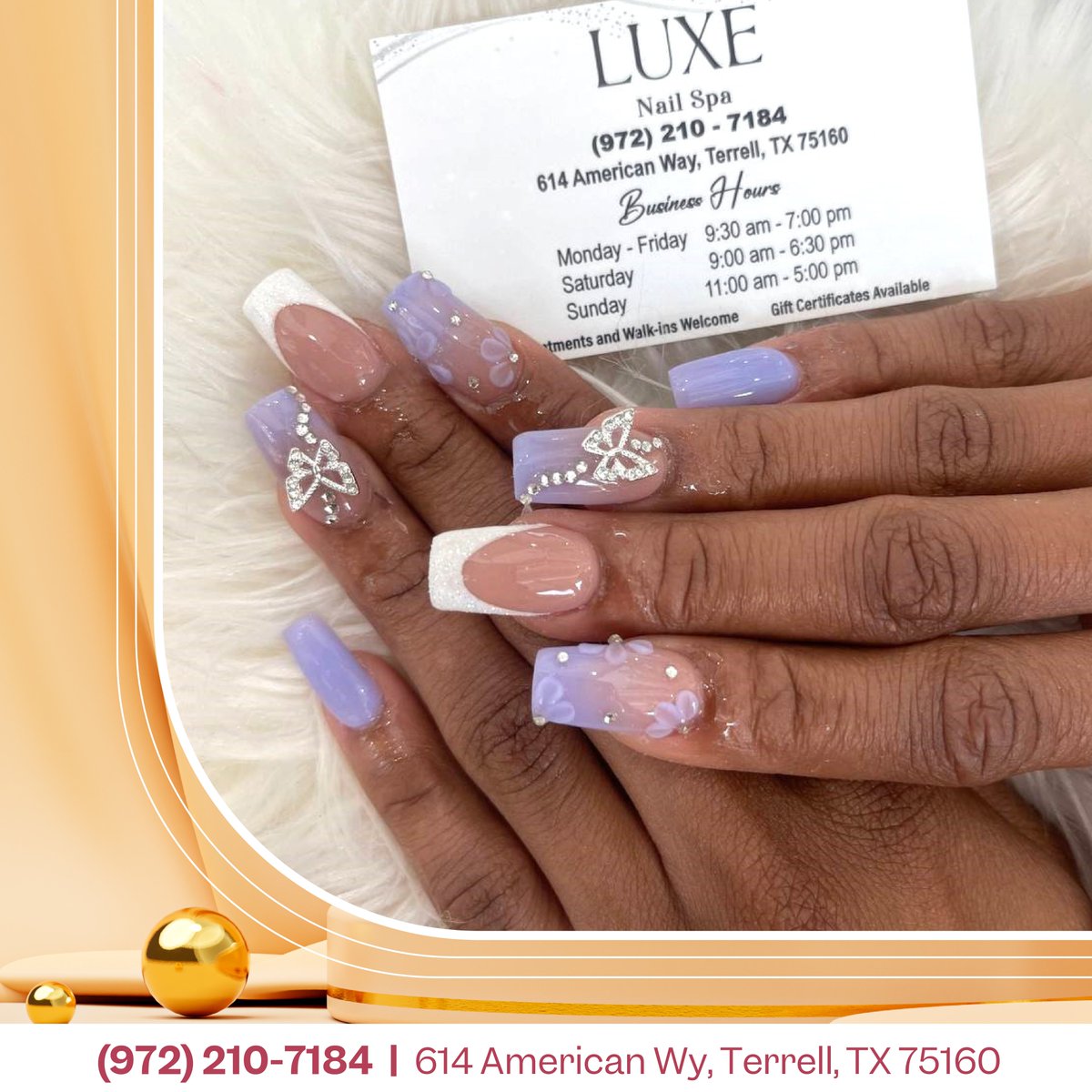 The dream team is here! Our incredible technicians are ready to turn your summer nail dreams into reality with our latest collection. ✨💜

#luxenailspa #bestnailsalon #nailsalontx #nails #nailart #nailsofinstagram #nailstyle #nailsoftheday #manicure #pedicure #spa #spapedicure