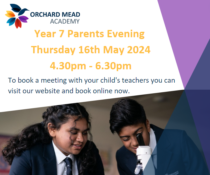 Booking is now open for our Year 7 Parents Evening slots.