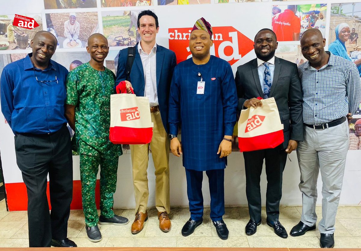 It was great to have @Viamo Nigeria Country Director and his team visit @CAID_Nigeria! Learning about their work in providing crucial information to enhance businesses, governance, health, and education was eye-opening. #Viamo #StandingTogether #ChristianAidNigeria