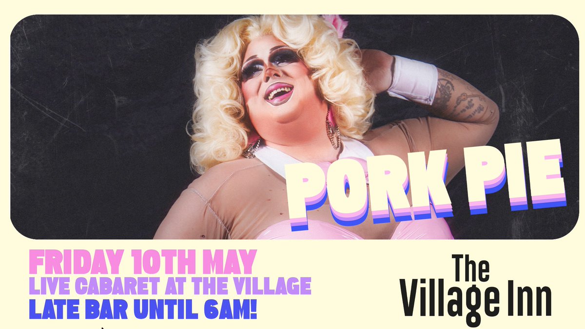 It might not mean much to some but she’s got her first Friday Night Cabaret at @VillageBrum THIS FRIDAY! The Village is where I saw my first live Drag Queen @DelBellHaynes1 and was my home for a big chunk of my drag career and I finally get to do my show there!