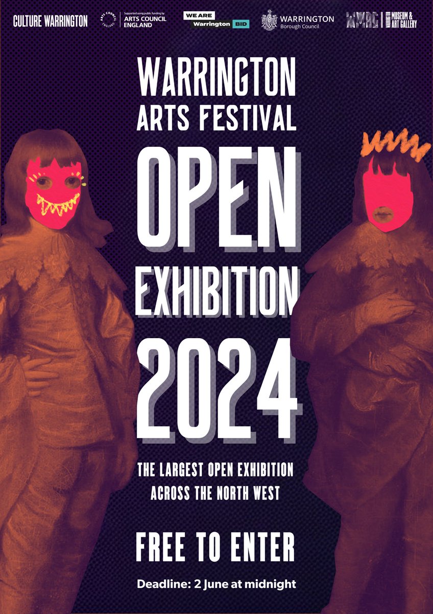 📢 OPEN EXHIBITION TIME 📢 We are now accepting submissions for the Warrington Arts Festival Open Exhibition 2024!!!  All details and how to apply can be found here: zealous.co/warringtonarts… 🙌