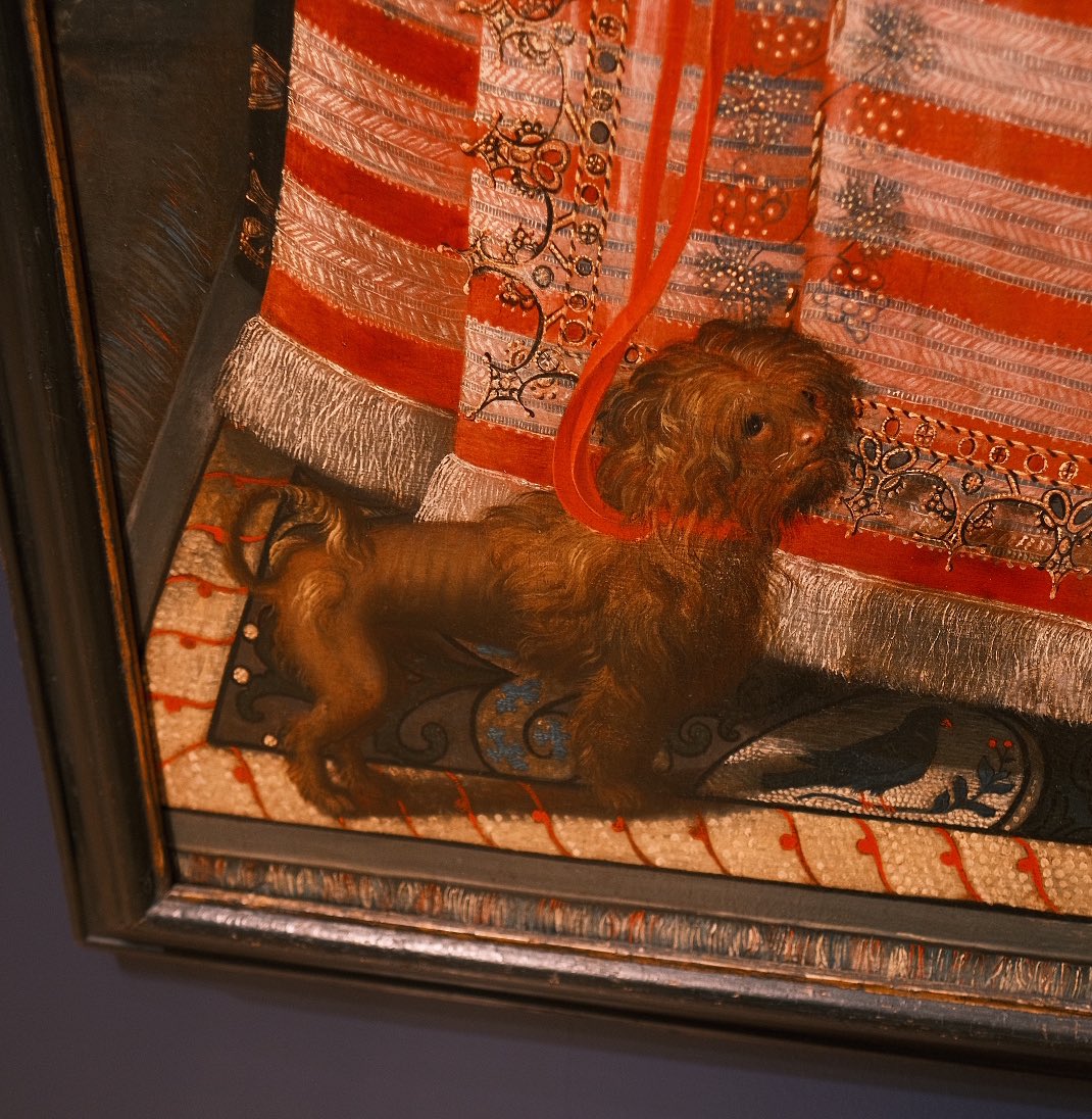 그러고보니 어제 테이트 브리튼에서 이렇게 털 깎은 강쥐 그림 발견