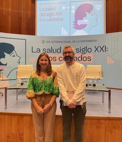 Ana Francés, secretaria federal de Salud de UGT Servicios Públicos, ha asistido al acto organizado hoy en el Ministerio de Sanidad @sanidadgob con motivo del Día de la Enfermera, que se celebra el 12 de mayo. La salud del siglo XXI: los cuidados y la situación de las enfermeras…