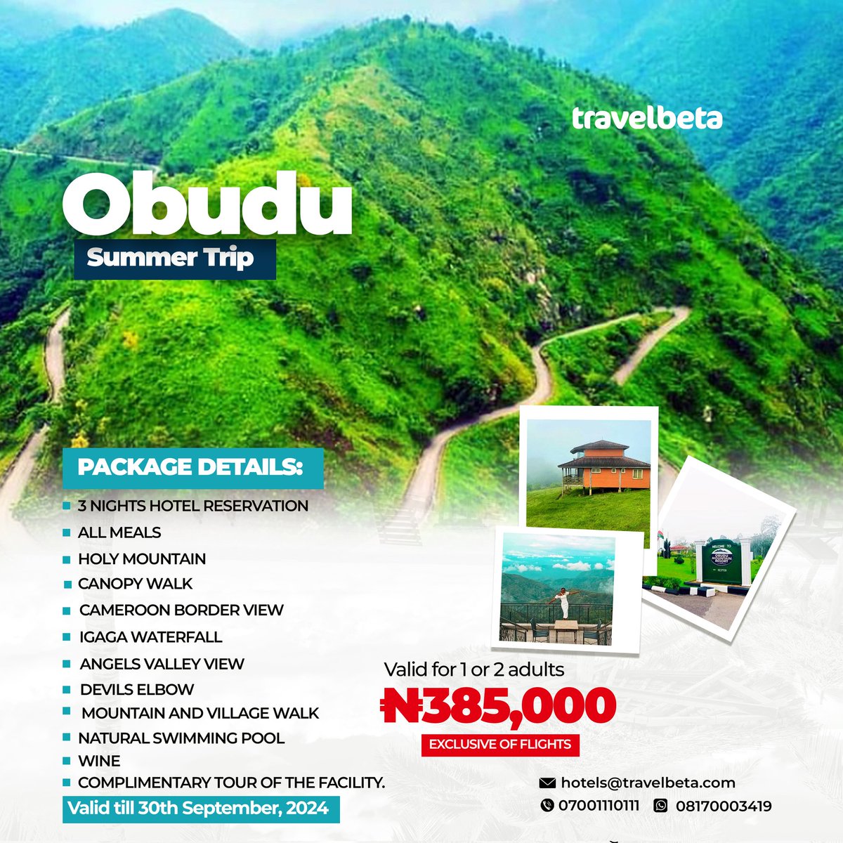Beautiful spots await you to explore in Nigeria!! 🇳🇬 ❤️ 

Visit travelbeta.com 
Call 📞 07001110111
WhatsApp 📞08170003419
Email 📧  hotels@travelbeta.com