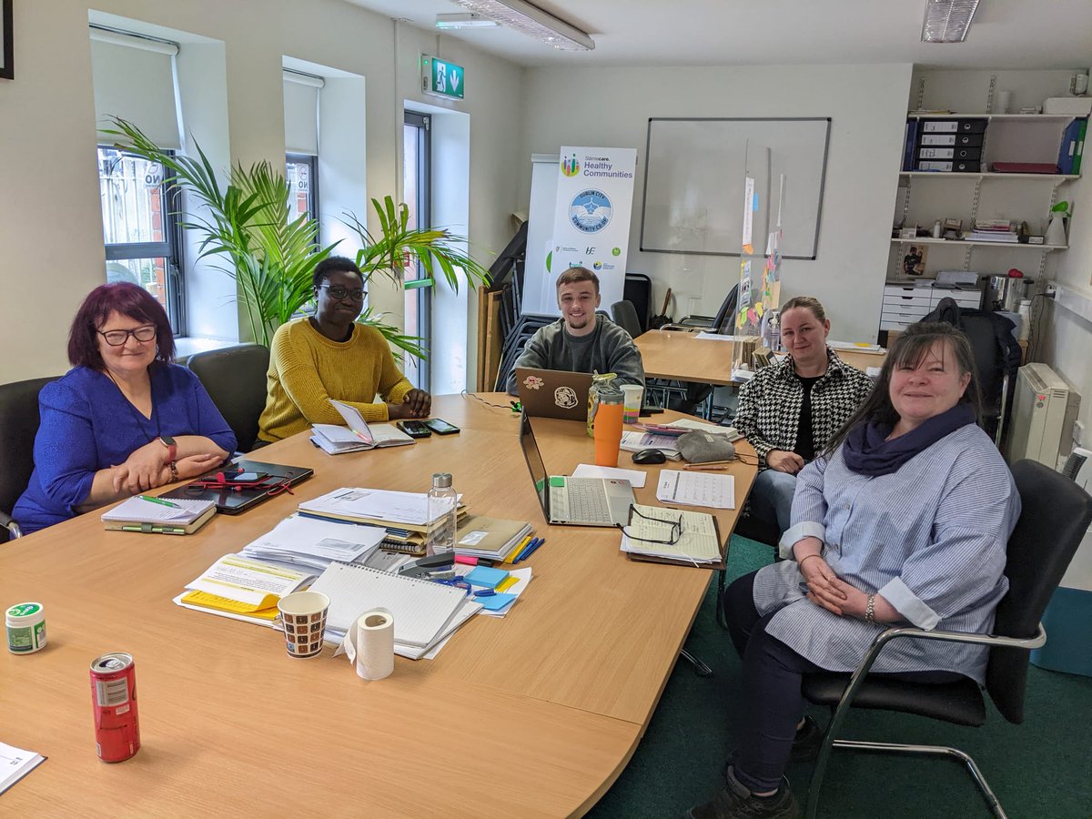 Great work and planning being done this morning by the Co-op's Healthy Communities Project & Social Prescribing team....!!!

@HSELive @slaintecare @ireland_social @theILDN