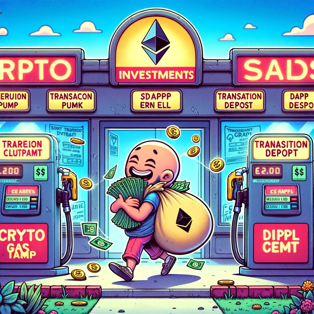 How do you make a small fortune in Ethereum? 

Start with a large fortune and apply high gas fees!

#Etherium #ETH $ETH #natzMoney #natzAI $NATZ #CryptoJokes #CryptoFun #Crypto #CryptoCommunity #EtheriumJokes $BTC #GasFees #Bitcoin