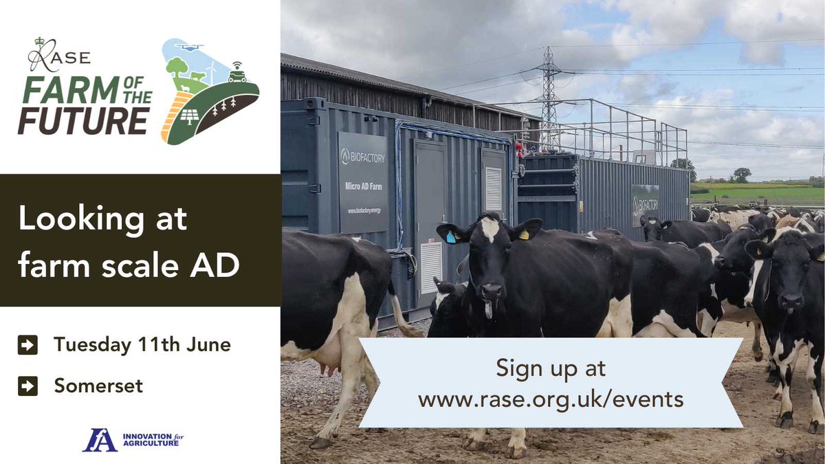 Did you know that farm scale #AnaerobicDigestion equipment can fit into a shipping container? The upcoming Farm of the Future: Looking at farm scale AD day will include a tour of @BioFactory_ to see how modular AD systems are made. Book your place today 🎟 #FarmOfTheFuture