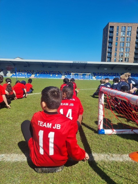 Football festival at AFC Wimbledon stadium. 20 schools enjoying a packed day of football #afcwimbledon #wandsworthschoolgames 

#sportyschool #funlearning #localschool #battersea #clapham