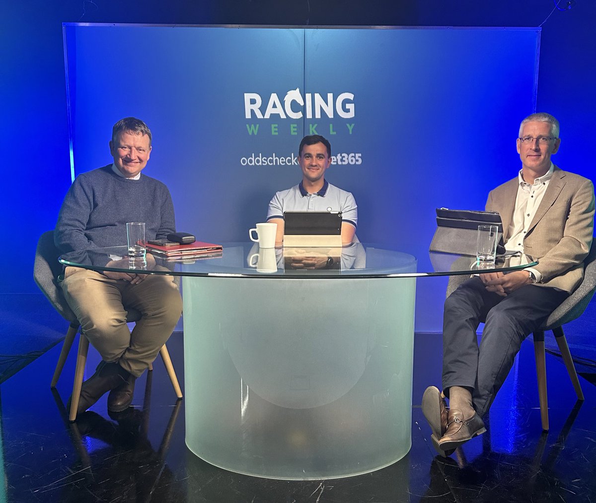 Just recorded #RacingWeekly this week with @SteveRyder13 in the company of Gary O’Brien and @RichardHoiles. The show will uploaded later this afternoon looking back at the Guineas and Punchestown festival before looking ahead to Chester and Ascot.