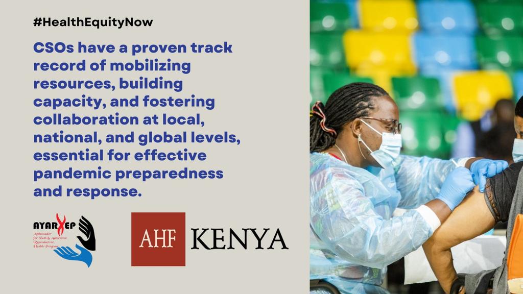 Prioritizing evidence-based interventions, transparent data sharing, and knowledge dissemination is paramount in the Pandemic Agreement. #HealthEquityNow #StopPharmaGreed @WHOKenya @WHO @AIDSHealthcare @KELINKenya @MOH_Kenya @unhrcpr @ahfafrica @AYARHEP_KENYA @ahfkenya