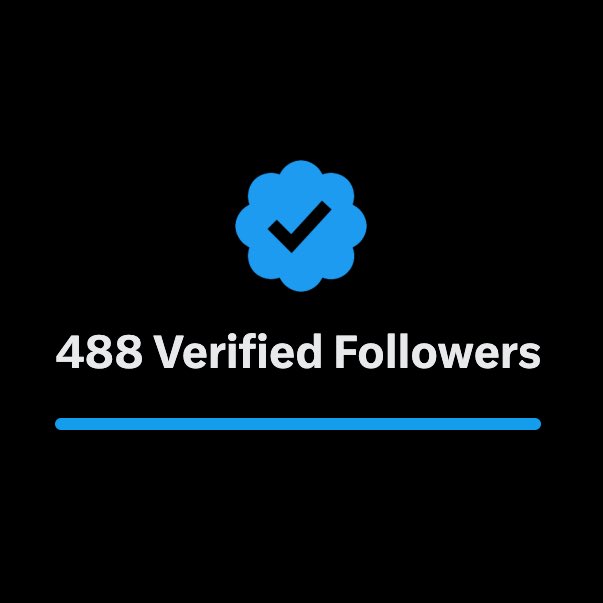 Drop your handle in the replies, and I’ll let you know how many verified followers you have