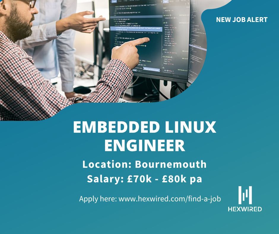 hexwired's tweet image. New job alert: Embedded Linux Engineer 💥

Position details:
📛 Embedded Linux Engineer
📌 Bournemouth (semi remote)
💷 £70k - £80k pa

Visit our website for more information or to apply ➡️ buff.ly/3QBzzkl 

#Hexwired #EmbeddedLinuxEngineer #Techjob #Hiringnow #Gethired