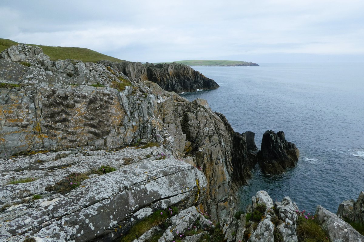 Some moderately spectacular cliff scenery just south of Ballyhornan #countydown