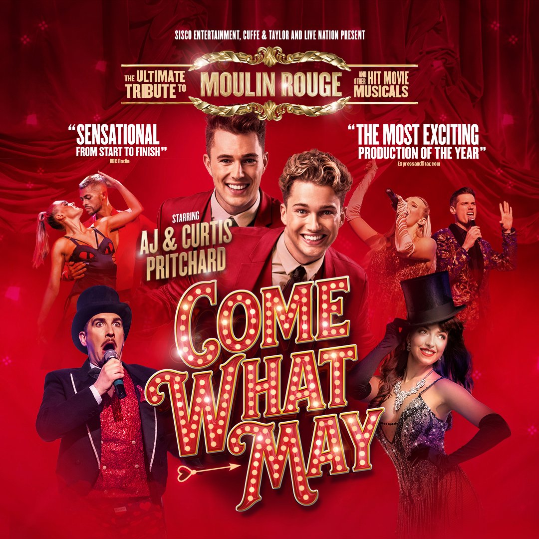 🎩 @Aj11Ace & @CurtisPritchard and a cast of West End performers will welcome you to the dazzling world of the Moulin Rouge as #ComeWhatMay comes to @yorkbarbican! 🎟️ Grab your tickets: yorkbarbican.co.uk/whats-on/come-… ➕ Gateway+: yorkbarbican.seatunique.com/music-tickets/… #York #YorkBarbican @thisisyo1