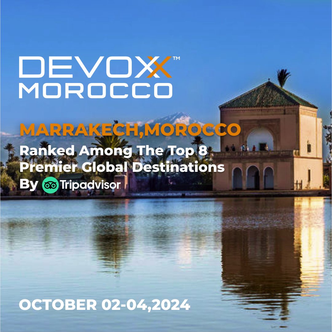 🎉 #DevoxxMA is back for its 11th edition in Marrakech! Get ready for an unforgettable experience filled with great talks, innovation, and networking opportunities. Don’t miss out! 🚀