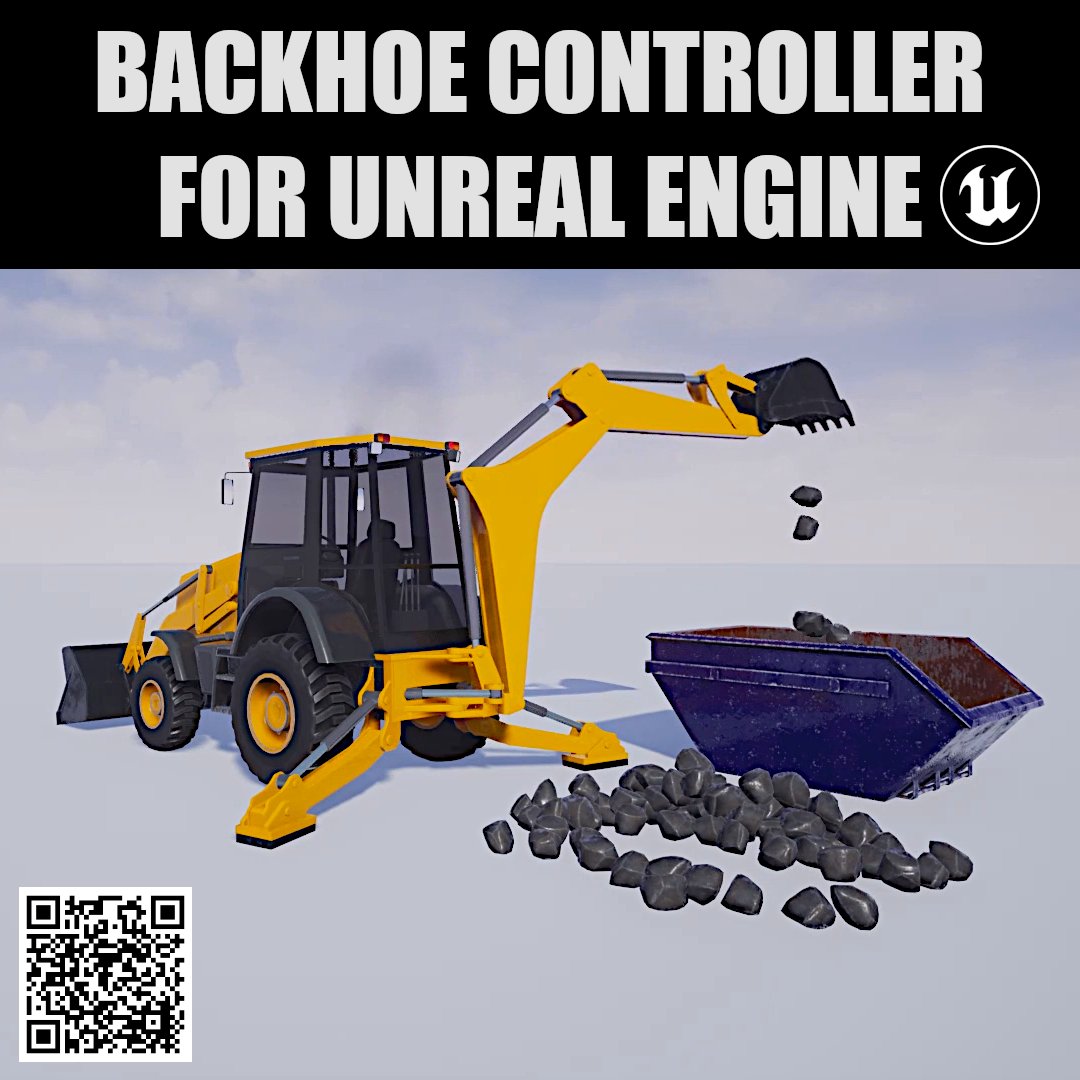 unrealengine.com/marketplace/en…

Backhoe Controller for Unreal Engine. Available on the Unreal Markeplace!

#UE #UE4 #UE5 #MadeWithUnreal #gameasset #indiedev @madewithUnreal