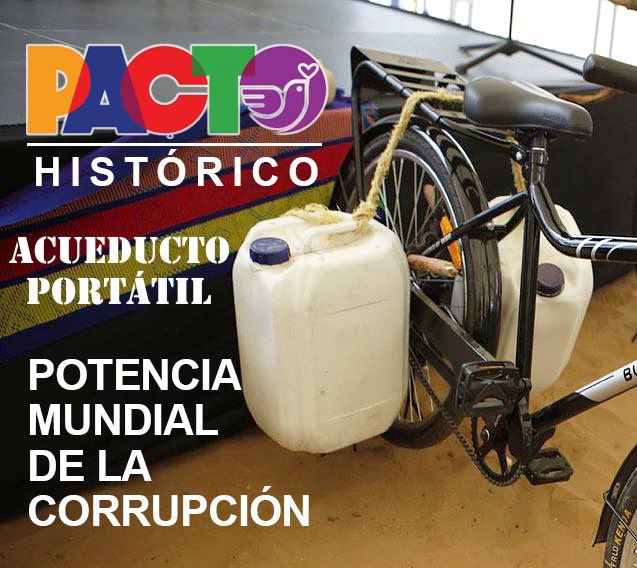 #CorrupcionEs prometer y no cumplir, es asignar recursos para el agua y alimentación de la Guajira y salir que se robaron los recursos para pagar apoyo a las dañinas reformas de Petro. 

Así a las 🐀🐀🐀 no les guste, yo apoyo a #LaSeñoraDeSiempre