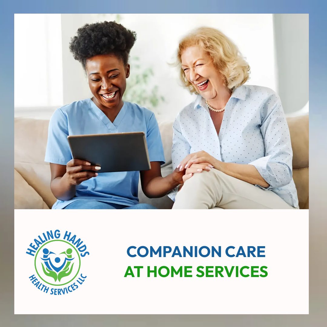 Remain in the comfort of your own home with the help of our companion care services. 

Call: 📲 561-473-5723

Visit us: 📍 3141 S Military Trail, Suite 110, Lake Worth, FL 33463

#companioncareservices #companioncare #healinghands #palmbeach #florida #homehealth