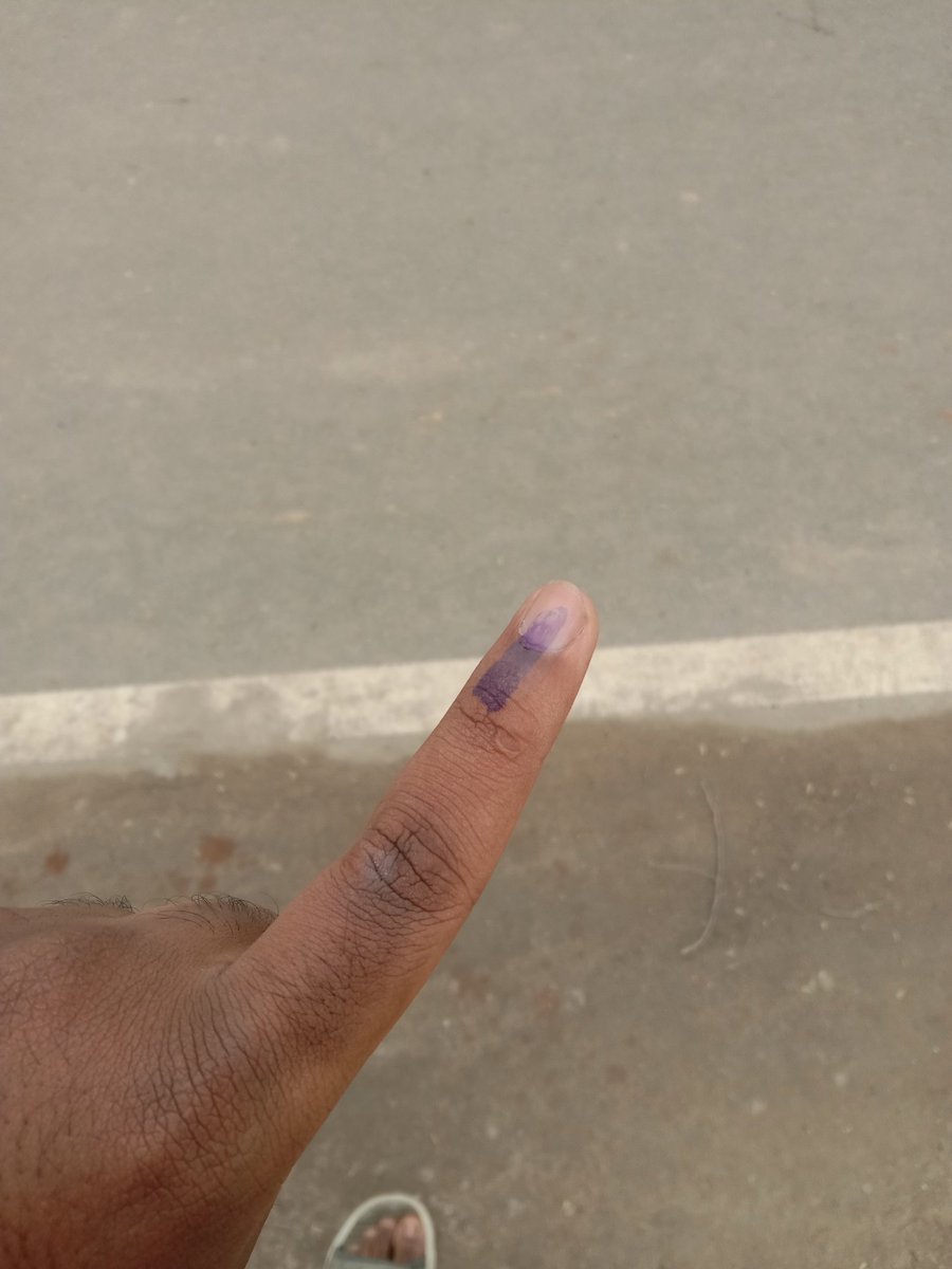Took part in the biggest festival of democracy by casting my First Vote

#LokSabhaElections2024 #MyFirstVote #Election2024