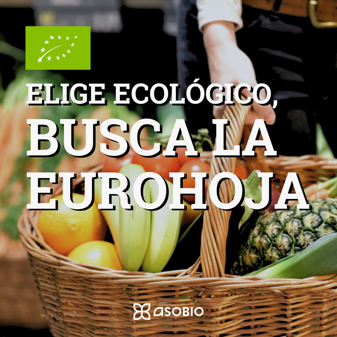 La #EuroHoja es el sello de la Unión Europea que garantiza que el alimento está producido o elaborado según la normativa #ecológica 🌿.

💚 Combate el #greenwashing, ¡elige ecológico!
💪🏼 Si no quieres #pesticidas, pásate al #bio.

#sectorecológico #producciónecologica #ASOBIO