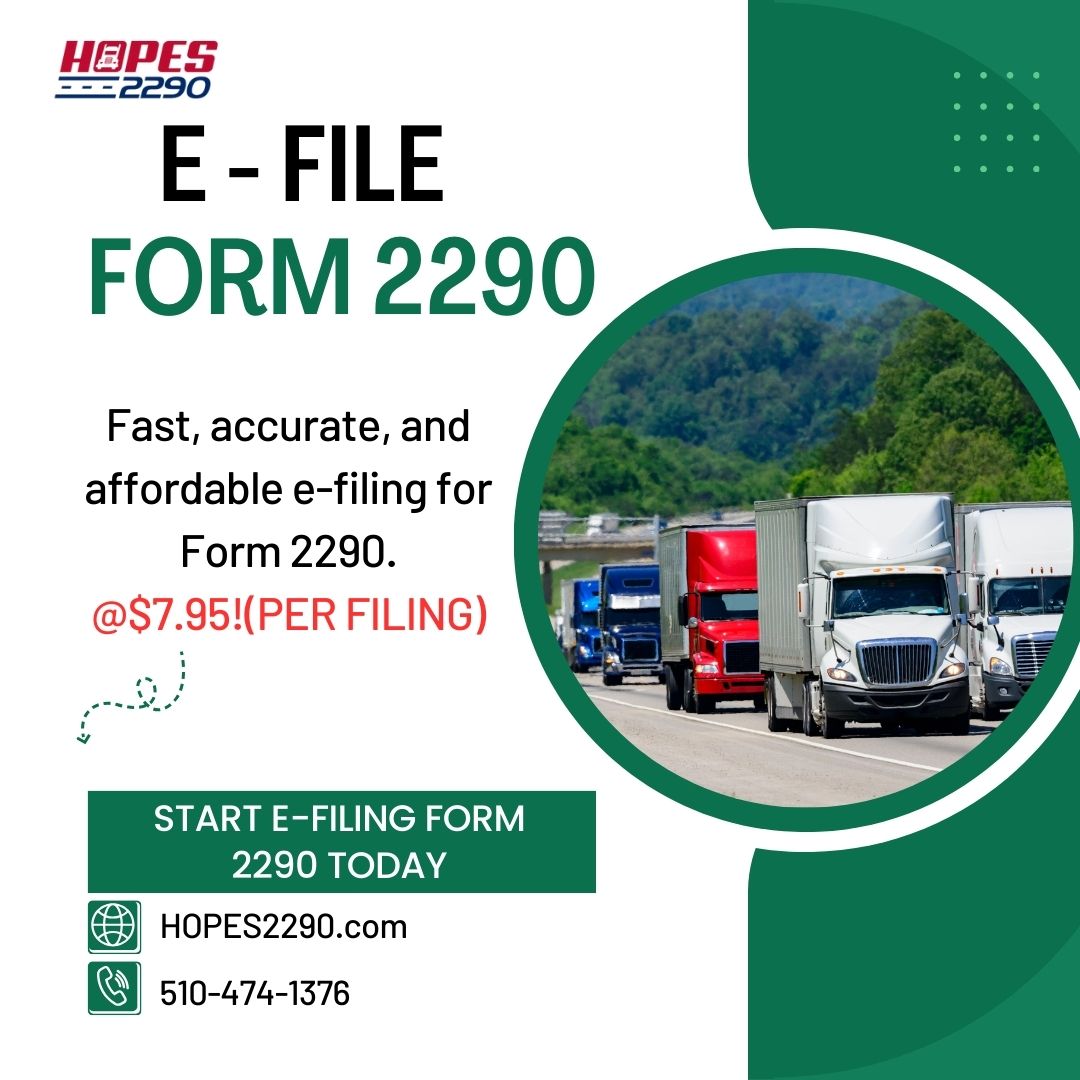 Fast, accurate, and affordable e-filing for Form 2290.
@$7.95! (PER FILING)
#HeavyHighwayTax #IRs #TruckingTax #refund #FilingDeadline #Efile #form2290 #TaxPayment #trucker #truckerlife #Form2290 #truckdriver #truckerlife #liftedtruck #volvotrucks #truckernation #efile2290 #HVUT