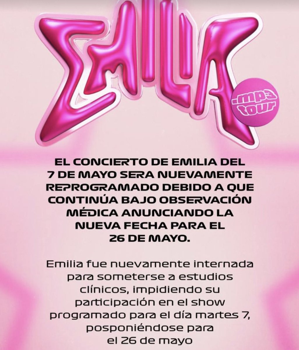 Emilia va haver de cancel·lar el concert de Buenos Aires per problemes de salut i no ha pogut actuar a l'Uruguai. 📹 flaixfm.cat/emilia-mernes-…