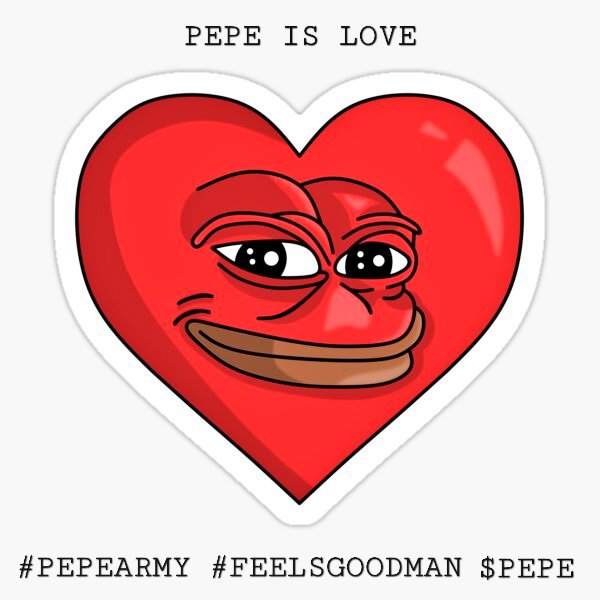 $PEPE IS ♥️

#PEPEARMY #FEELSGOODMAN