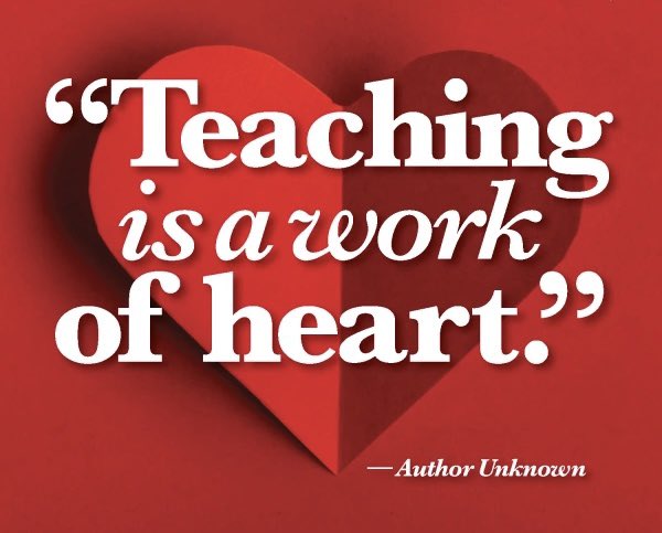 As #TeacherAppreciationWeek continues, special thanks to all teachers who put their heart ❤️ into their teaching, always ensuring that the needs of their students come first!