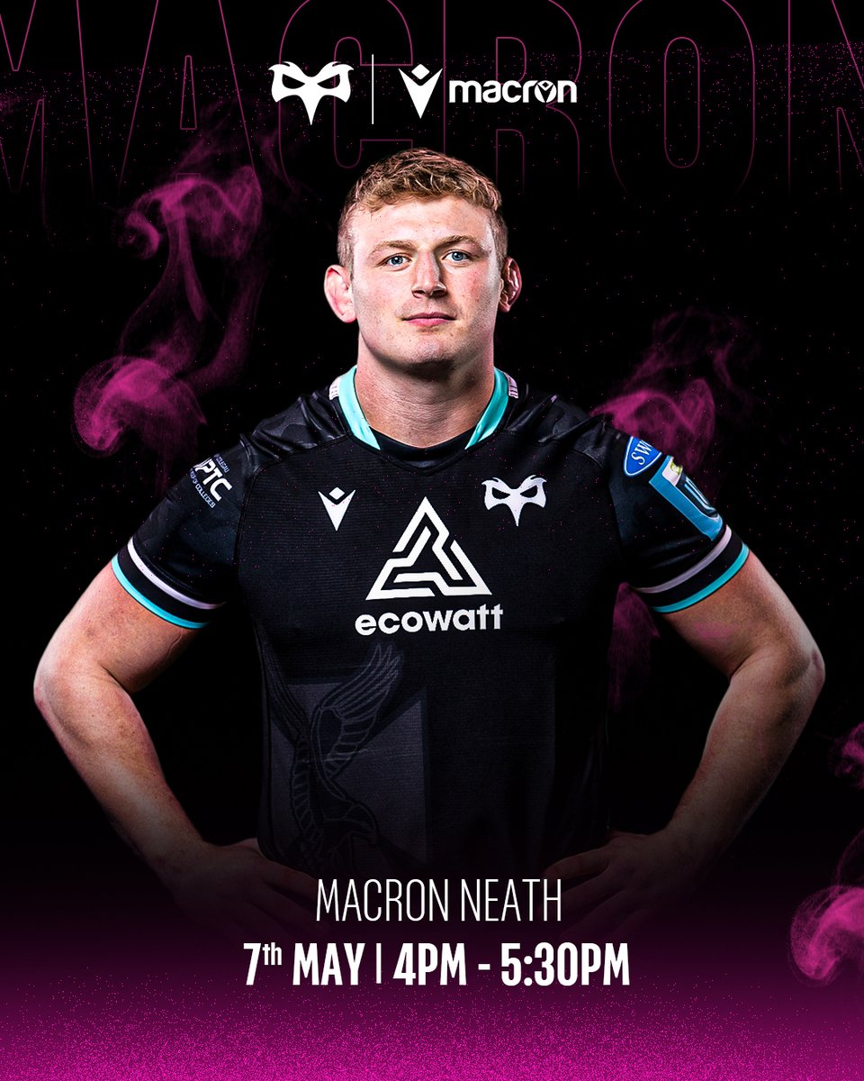 Today's the day! 👕

Make sure you get down to @macronneath to meet Jac Morgan and get your merch signed 🖊️

Jac will be around from 4-5:30pm today, and there will be 30% off in the end of season sale too.

#TogetherAsOne #BackInBlack #BecomeYourOwnHero
