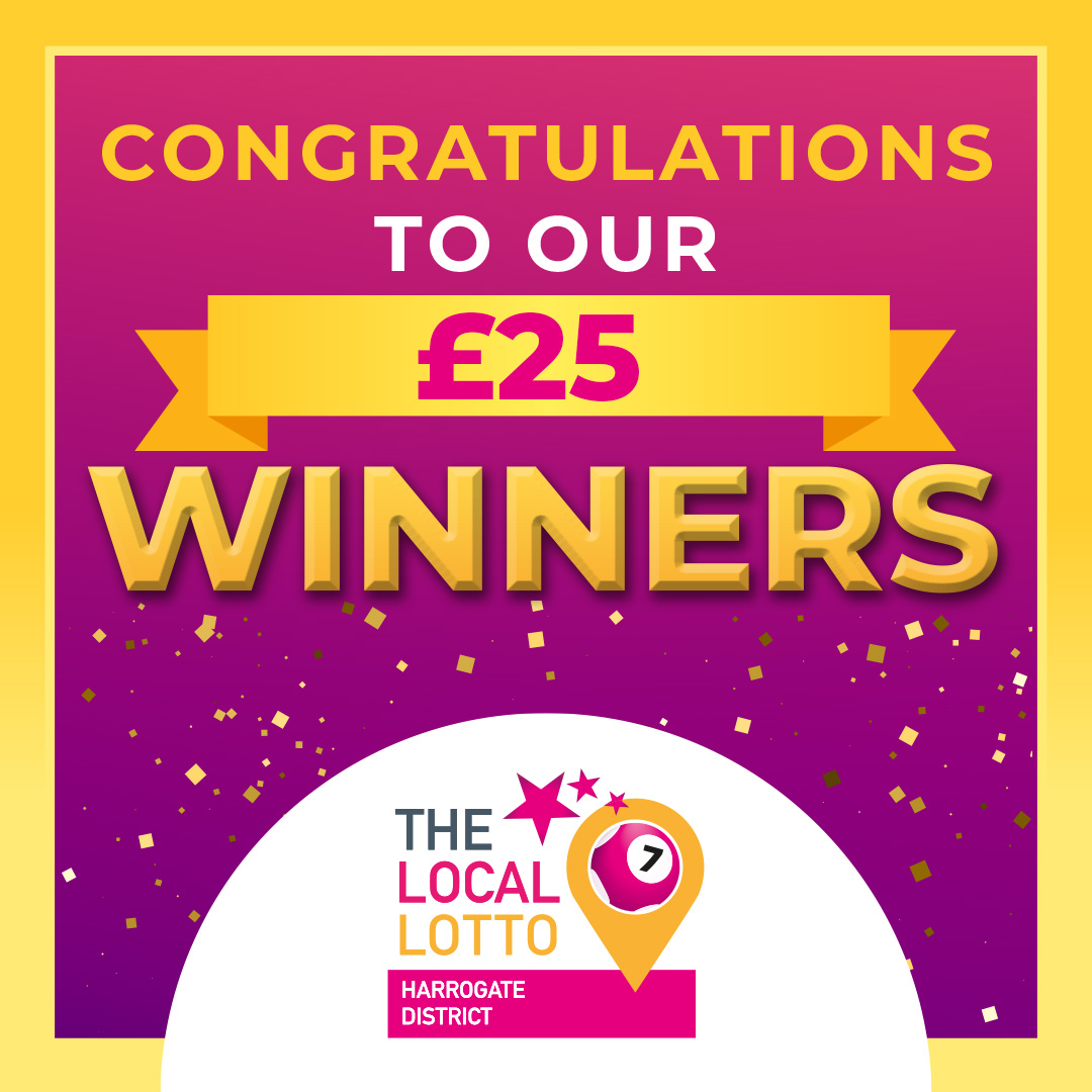 🌟Celebrating wins at THE LOCAL LOTTO! Our 4 £25 winners this week supported @AutismAngelsUK @dementiaforward @EmergeVoiceYork and Polish Saturday School Harrogate.👏 Keep playing for more chances to win! Players must be 18+. Be GambleAware: gambleaware.org