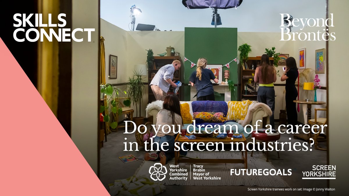 #BeyondBrontës: The Mayor's Screen Diversity Programme empowers individuals from diverse backgrounds across West Yorkshire to embark on careers in the screen industries. 📅Apply for our part-time training programme by 12noon on 17 May ➡️bit.ly/3U7rIvK @MayorOfWY