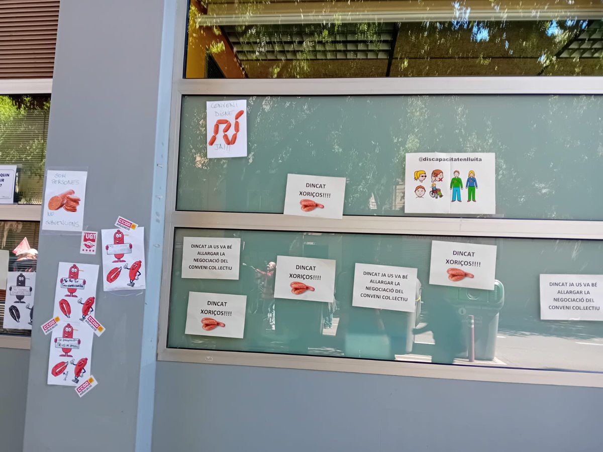 SOM PERSONES, NO SUBVENCIONS!!! #discapacitatenlluita #discapacitatdigna #dretslaboralsdiscap