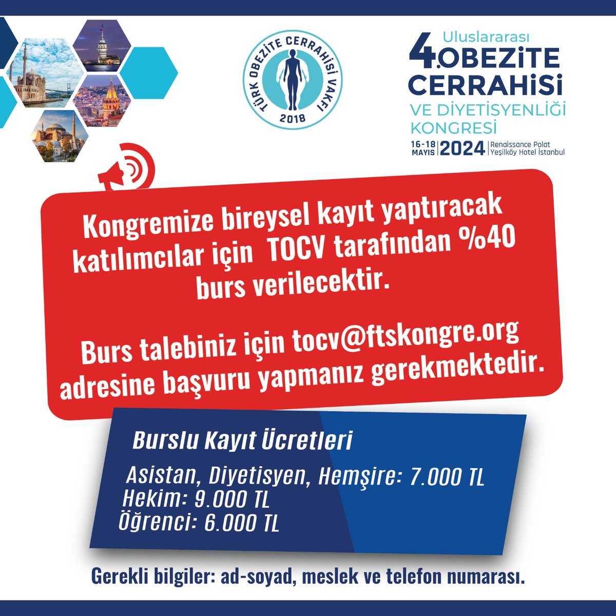 4. Obezite Cerrahisi ve Diyetisyenliği Kongresi Türk Obezite Cerrahisi Vakfı 📞0312 430 00 40 📷tocv2024.org 📷tocv.org.tr 📷 info@tocv.org.tr  #obezitecerrahisi #obesity #tocv #tocv2024