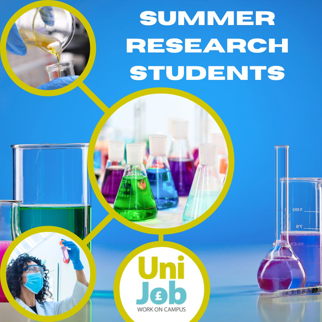 #students @uochester @ChesterSU @uocshoutout @UoCSciEng, APPLY NOW for #PartTimeJobs on a #Chemistry #ChemicalEngineering #research project, working on the #synthesis, characterisation & testing of materials. £11.95 - £13.51 p/hour for 10 weeks: bit.ly/4apXgDv #Job #Jobs