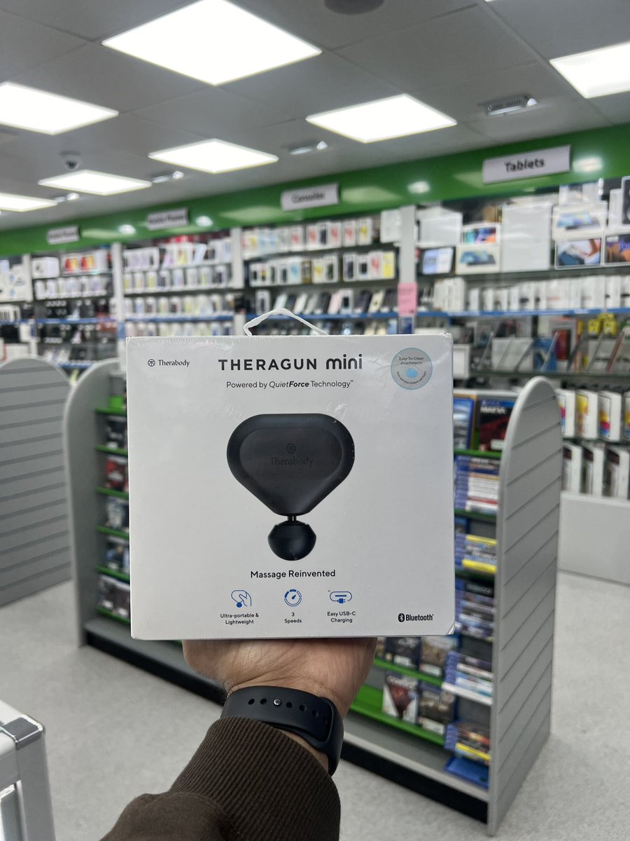 gadcet's tweet image. "Experience powerful relief wherever you go with the Theragun Mini Massage Gun! Compact and portable, it's perfect for on-the-go muscle recovery. Say goodbye to neck, back, leg, hand, shoulder, and foot pain.  #TheragunMini #PainRelief #OnTheGoWellness"