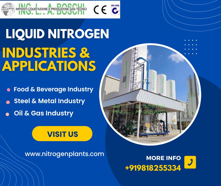 Ready to elevate your industry? Visit us: nitrogenplants.com/blog/how-do-we… to learn how liquid nitrogen can boost your business! #LiquidNitrogen #FoodAndBeverageIndustry #manufacturer #cryogenic #IndustrialGasSolution #LiquidNitrogenPlant #NitrogenPlant