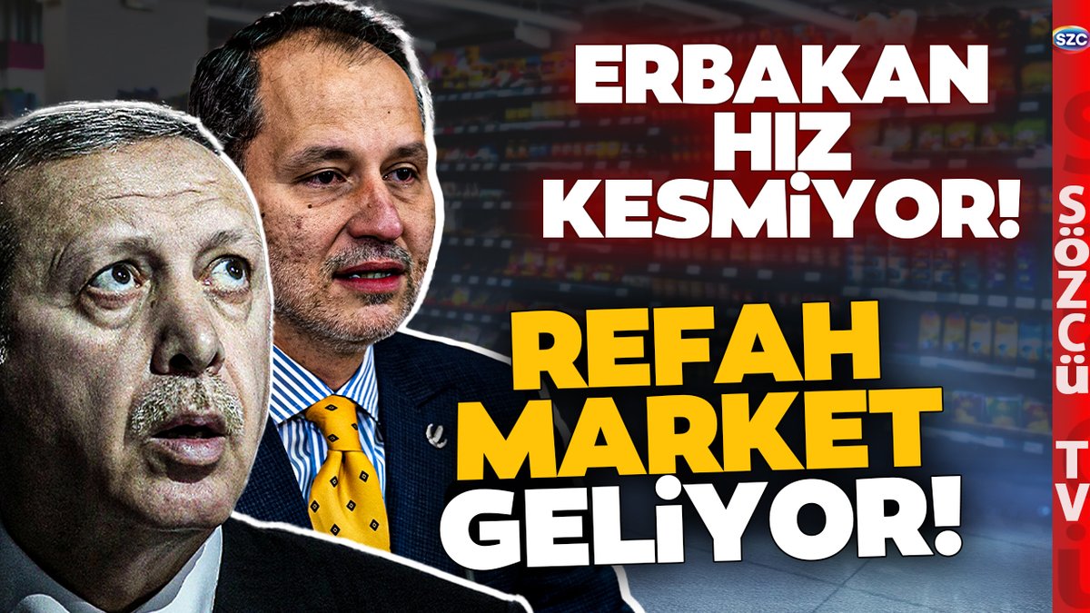 Fatih Erbakan'dan Erdoğan'a Refah Market Darbesi! Adeta Meydan Okudu! 63 İlde Açacak youtu.be/w8D-7Xq7laU