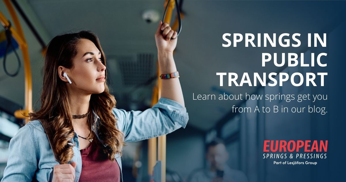 #Springs help you on your daily commute 🚌

Whether you take the bus, train, or tram, just know that #coilsprings, #torsionsprings, and more get you from A to B.

Learn more in our blog ➡️ bit.ly/4dkJTa7
